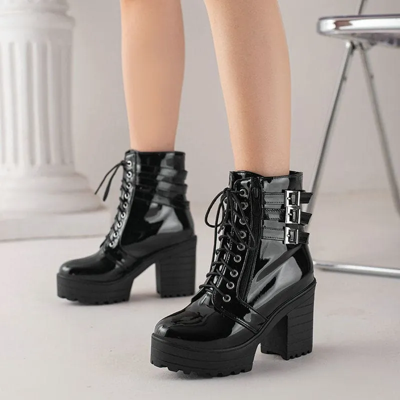 Women's Heeled Short Boots for Cozy Autumn and Winter Style