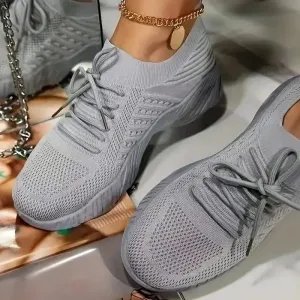 Women's Minimalist Solid Color Running Shoes