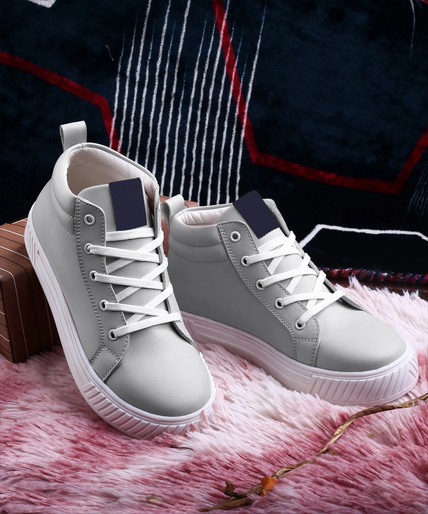 Women's Ultra Comfortable and Premium Vegan casual Lace-up Sneakers Shoes