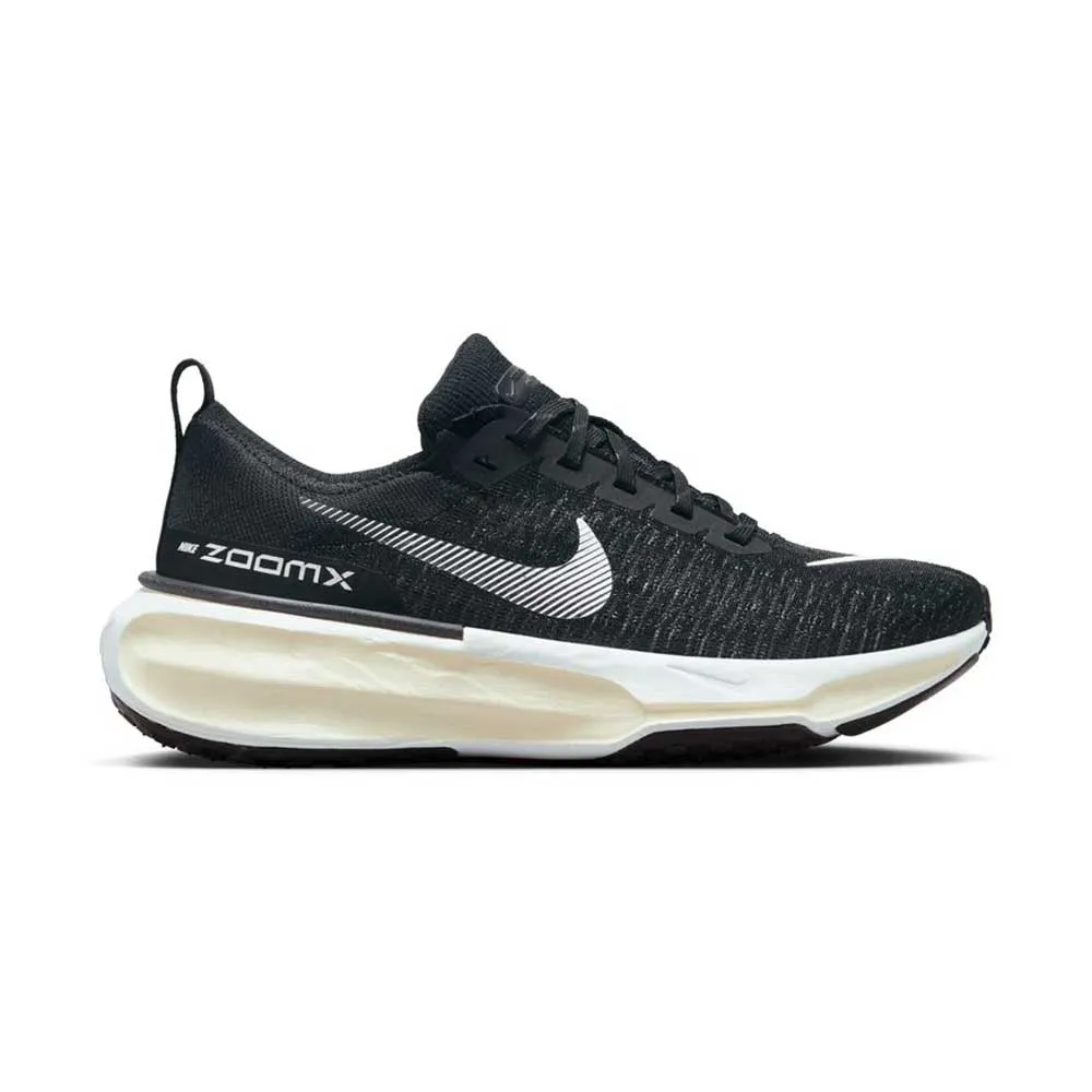 Women's ZoomX Invincible Run Flyknit 3 Running Shoe - Black/White/Dark Grey - Regular (B)